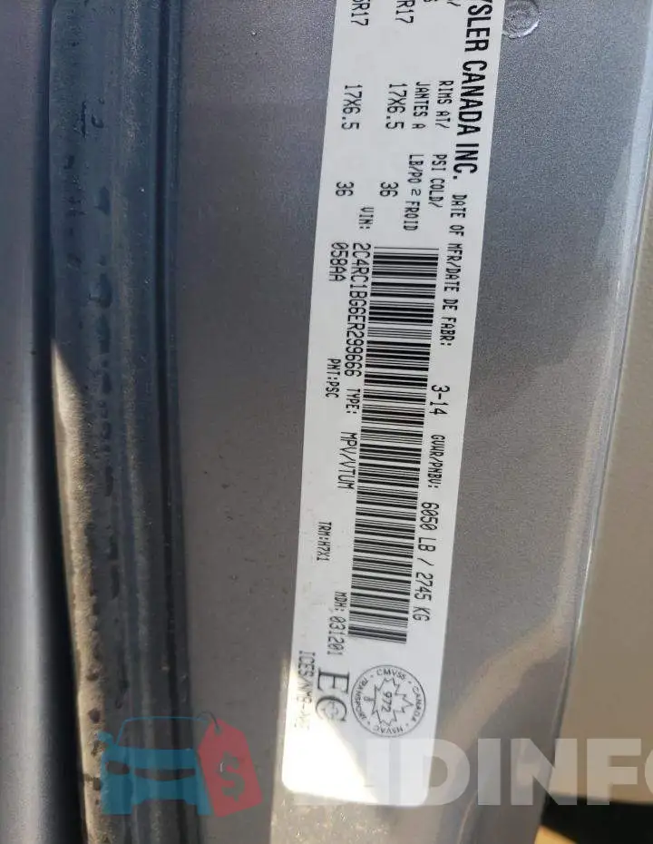 2C4RC1BG6ER299666 Photo# 14