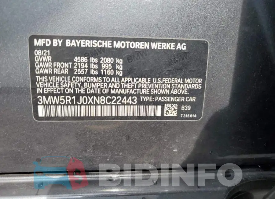 3MW5R1J0XN8C22443 Photo# 12