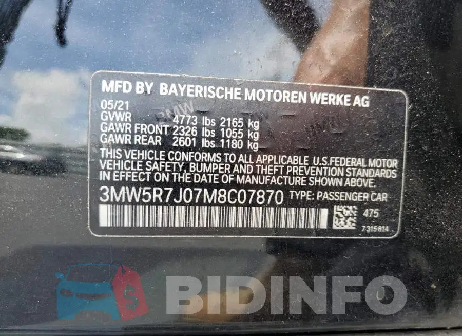 3MW5R7J07M8C07870 Photo# 12