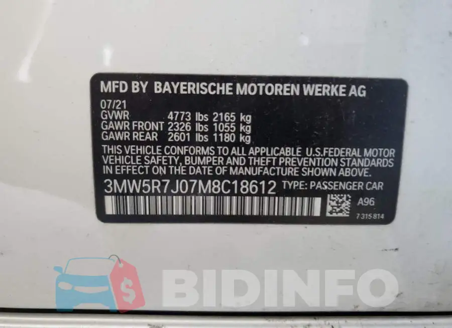 3MW5R7J07M8C18612 Photo# 12