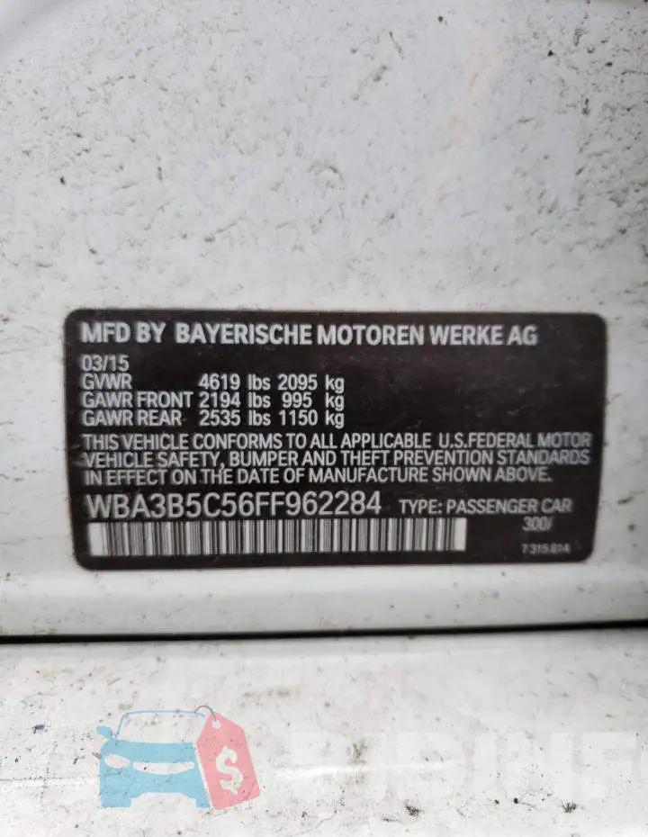 WBA3B5C56FF962284 Photo# 12