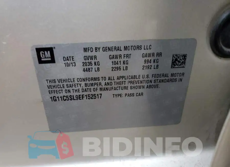 1G11C5SL9EF152517 Photo# 12