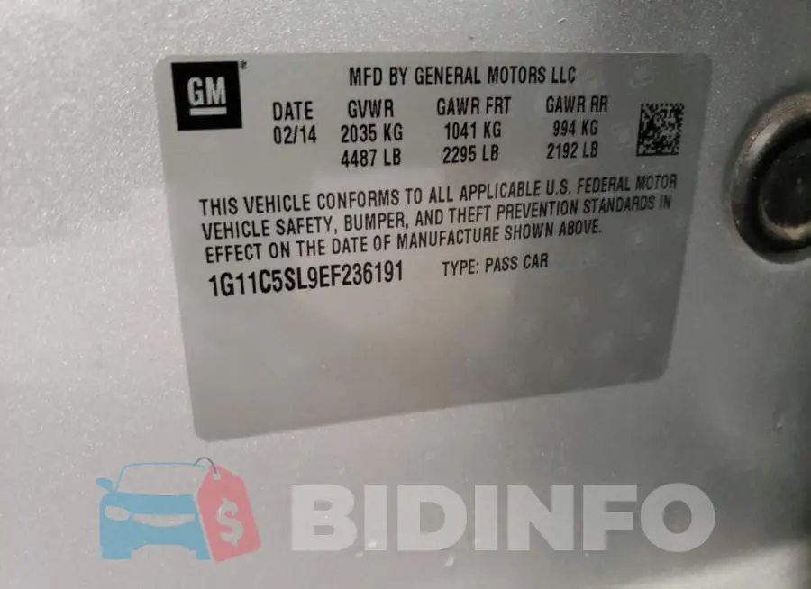 1G11C5SL9EF236191 Photo# 13