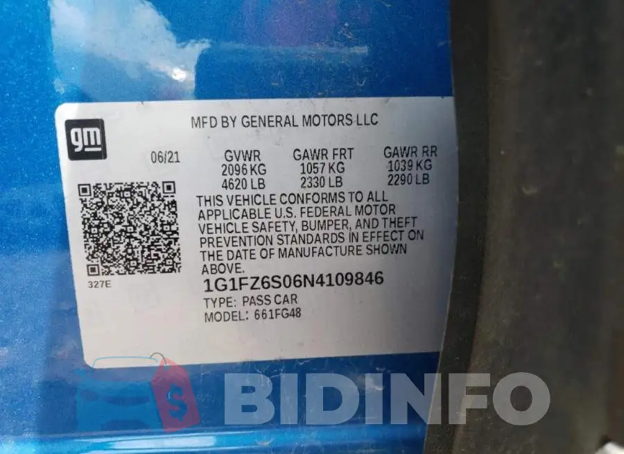 1G1FZ6S06N4109846 Photo# 13
