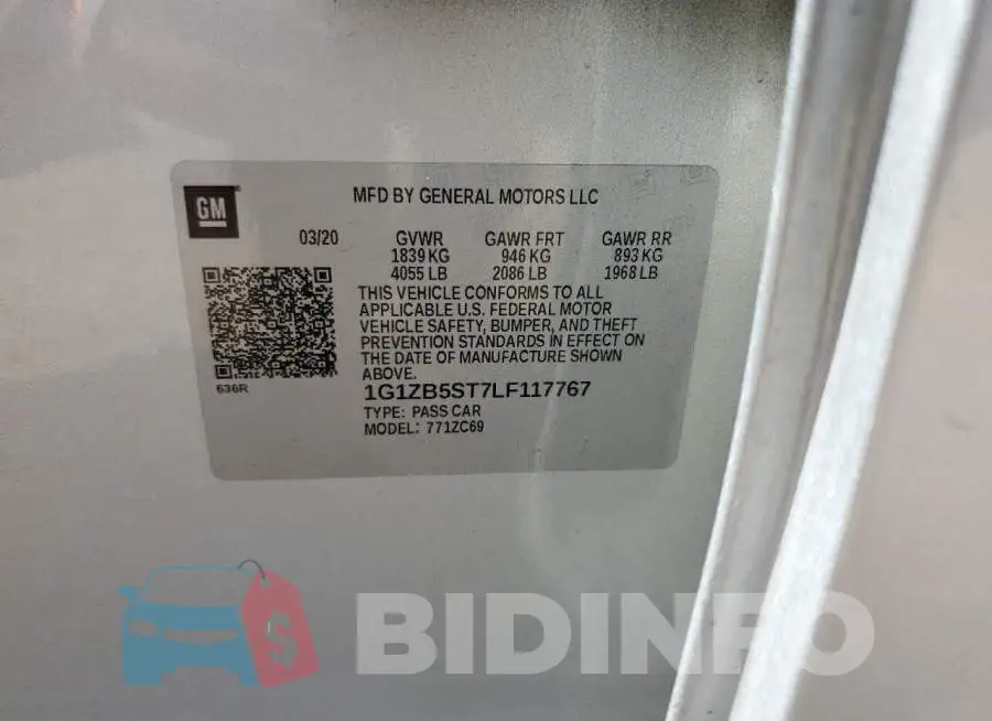 1G1ZB5ST7LF117767 Photo# 12