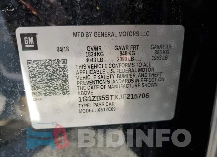 1G1ZB5STXJF215706 Photo# 12