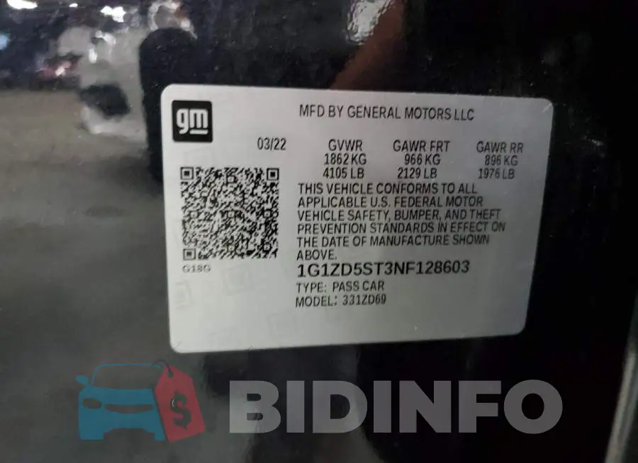 1G1ZD5ST3NF128603 Photo# 12
