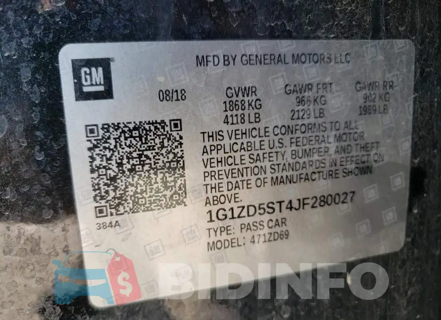 1G1ZD5ST4JF280027 Photo# 12