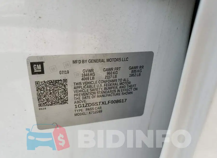 1G1ZD5STXLF008617 Photo# 12