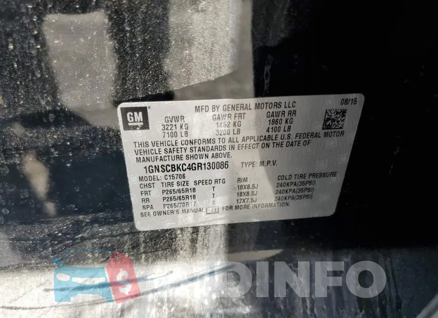 1GNSCBKC4GR130086 Photo# 13