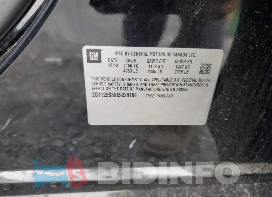 2G1125S39E9228104 Photo# 12