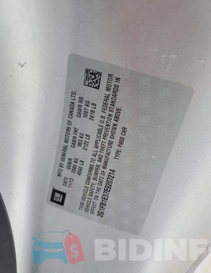 2G1FB1E37E9207214 Photo# 12