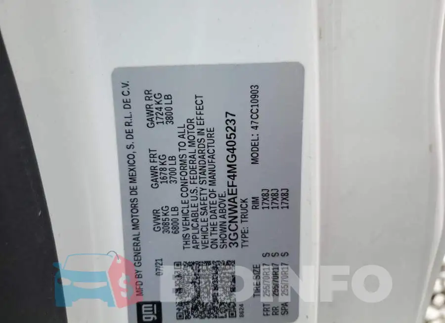 3GCNWAEF4MG405237 Photo# 12