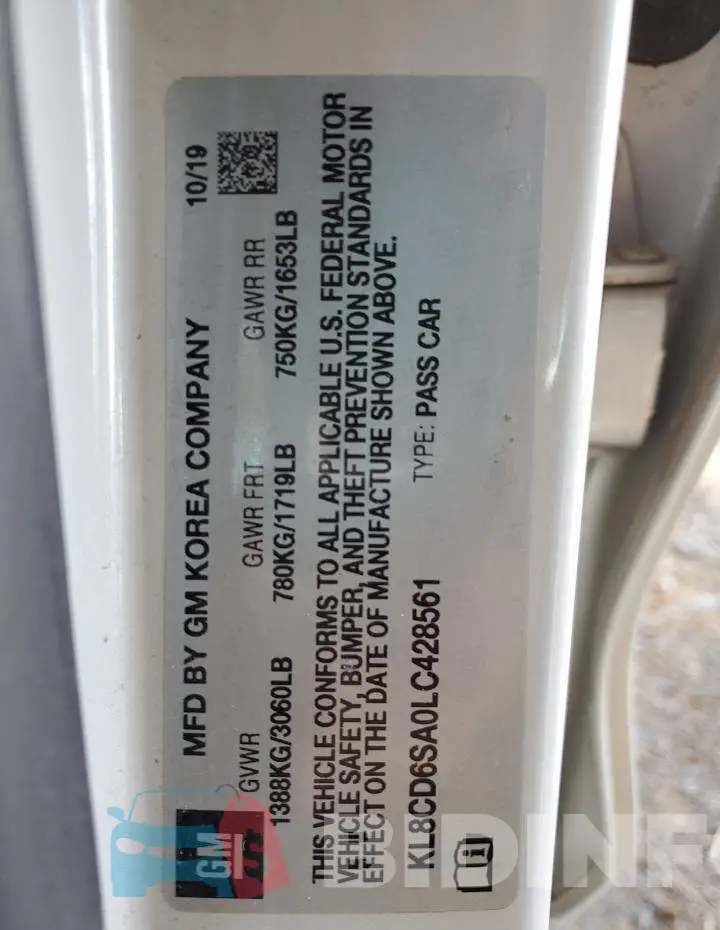KL8CD6SA0LC428561 Photo# 12