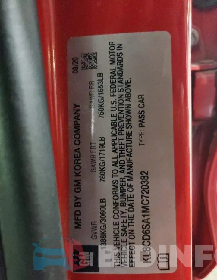KL8CD6SA1MC720382 Photo# 12