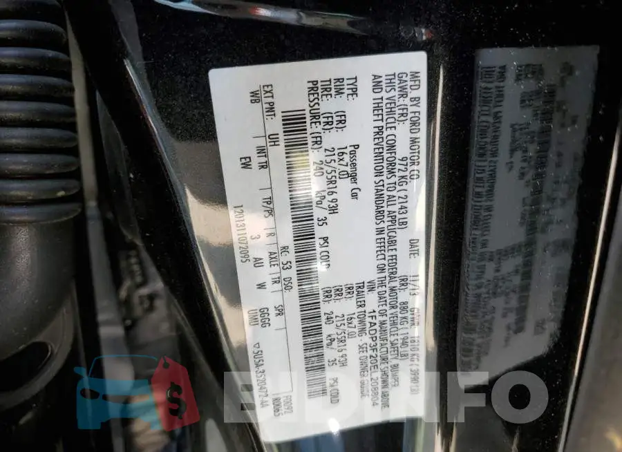 1FADP3F20EL208804 Photo# 12
