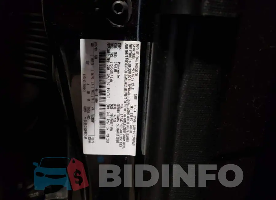 1FADP3F20EL251183 Photo# 12