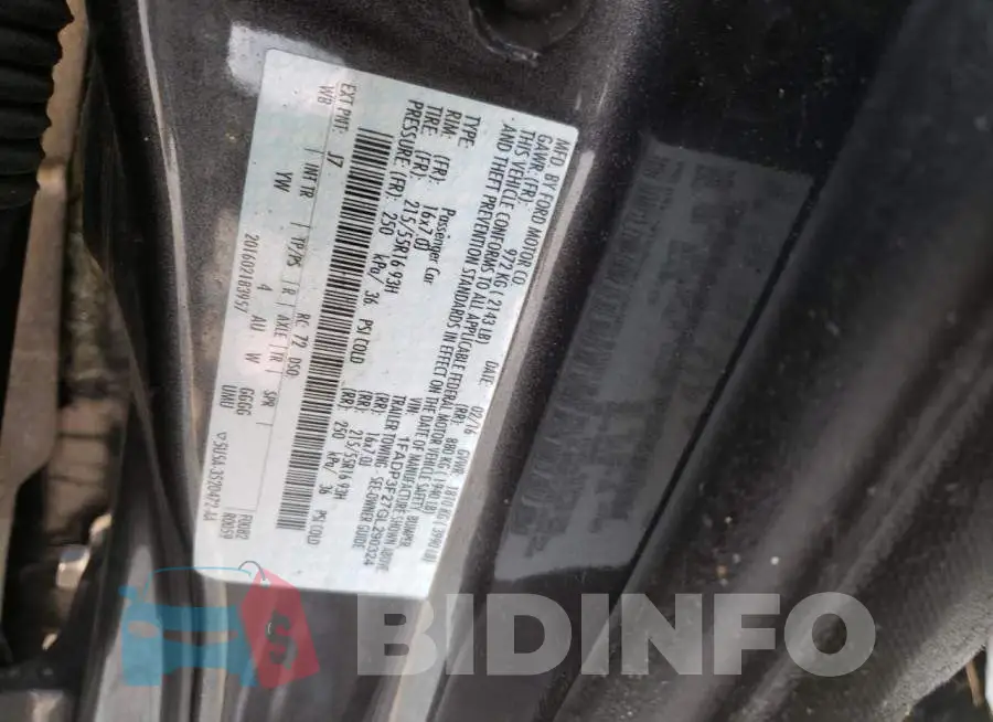 1FADP3F27GL290324 Photo# 12