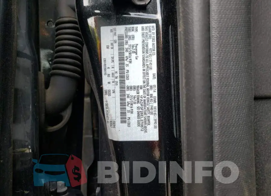 1FADP3F28EL270872 Photo# 12