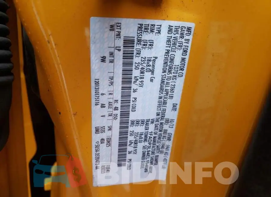 1FADP3L94EL194889 Photo# 12