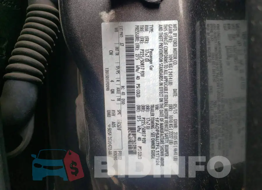 1FADP5AU7FL117924 Photo# 13