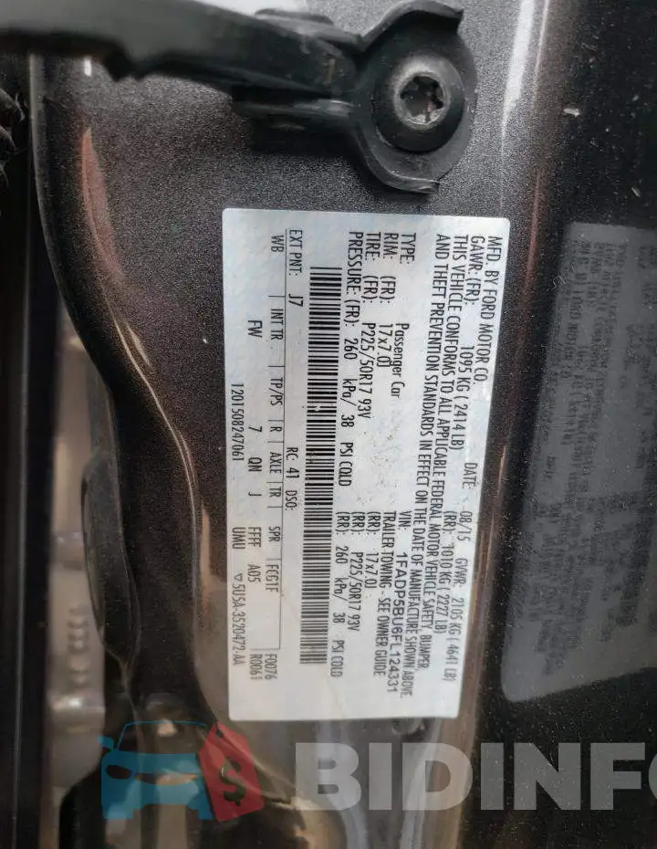 1FADP5BU6FL124331 Photo# 13