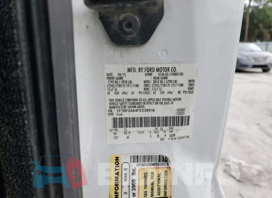 1FTBF2A64FED38518 Photo# 12