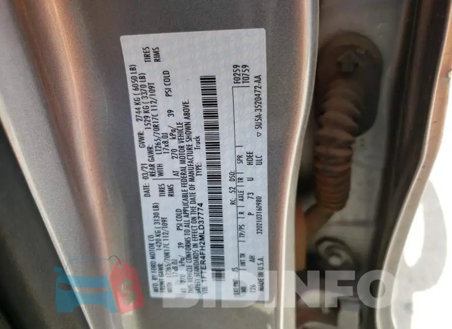 1FTER4FH2MLD37774 Photo# 12
