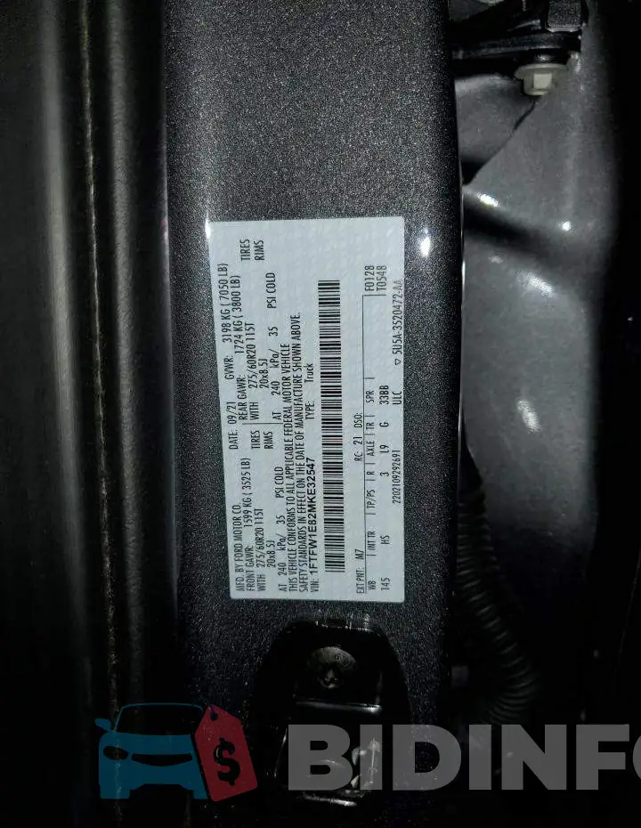 1FTFW1E82MKE32547 Photo# 12