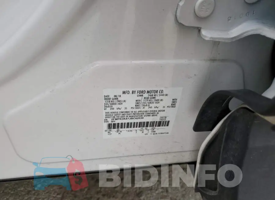 2FMPK3K87JBC62039 Photo# 12