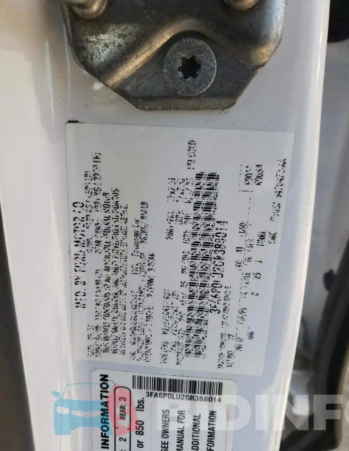 3FA6P0LU2GR388014 Photo# 12