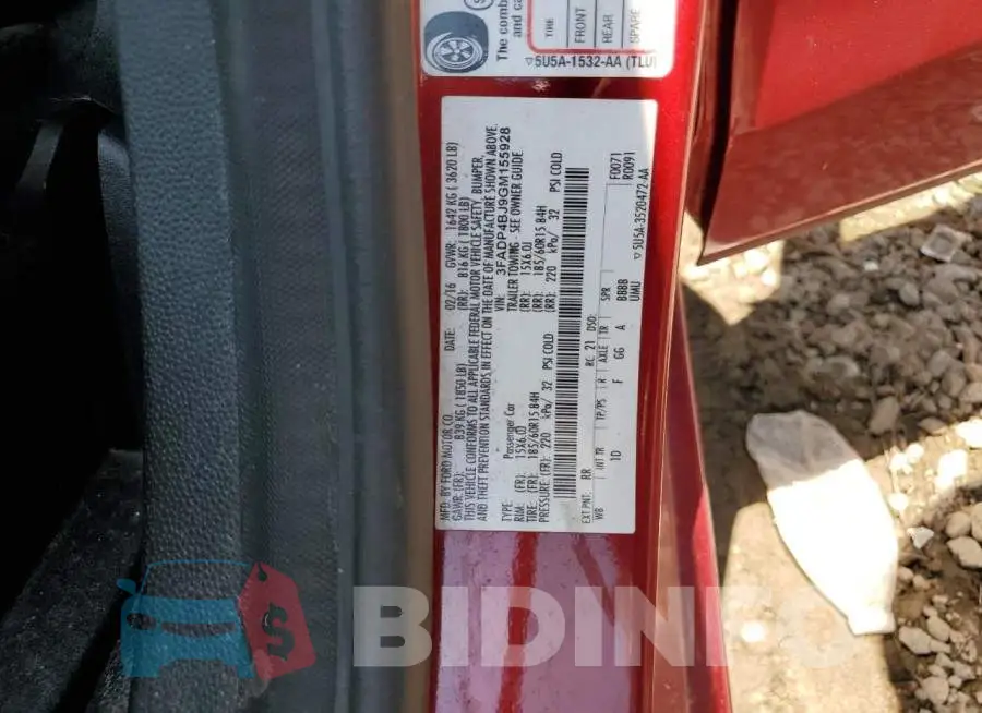 3FADP4BJ9GM155928 Photo# 12