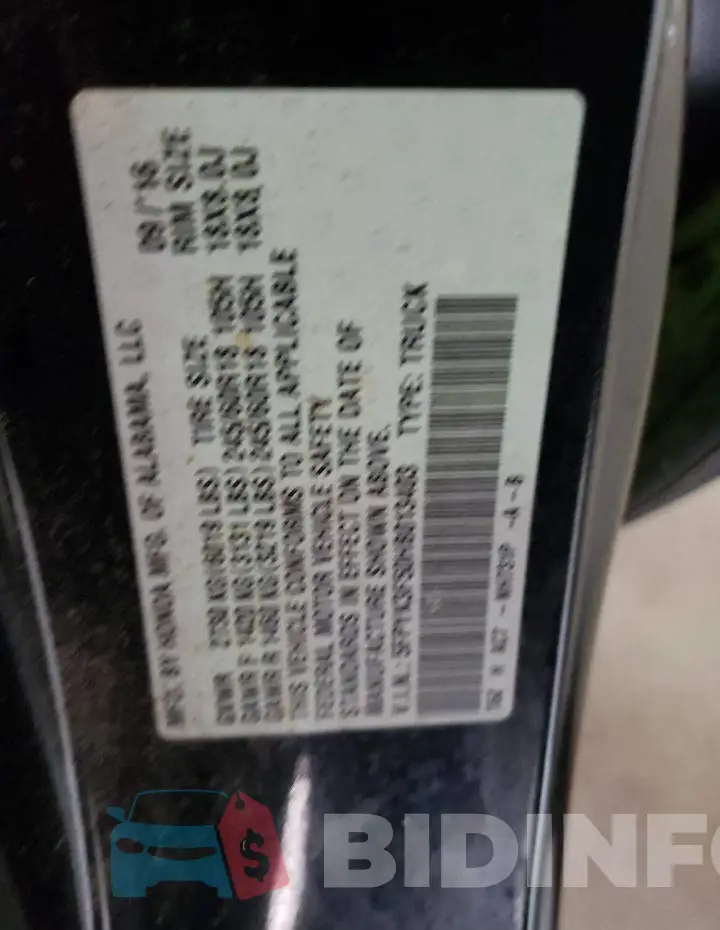 5FPYK3F50HB013403 Photo# 13