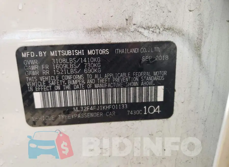 ML32F4FJ1KHF01133 Photo# 13
