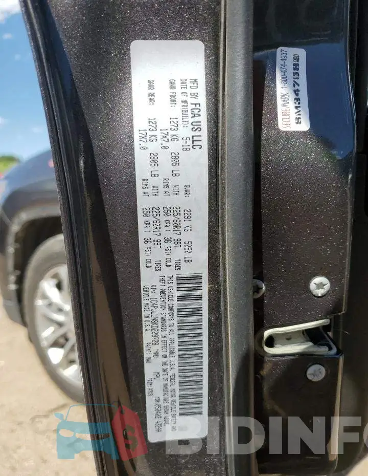 1C4PJLLN8KD209728 Photo# 13