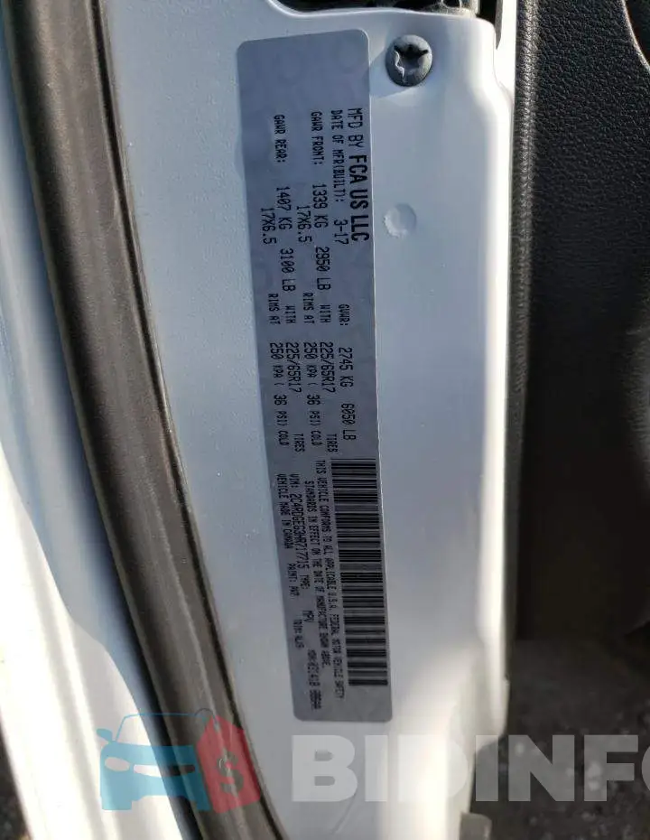 2C4RDGEG3HR717715 Photo# 14