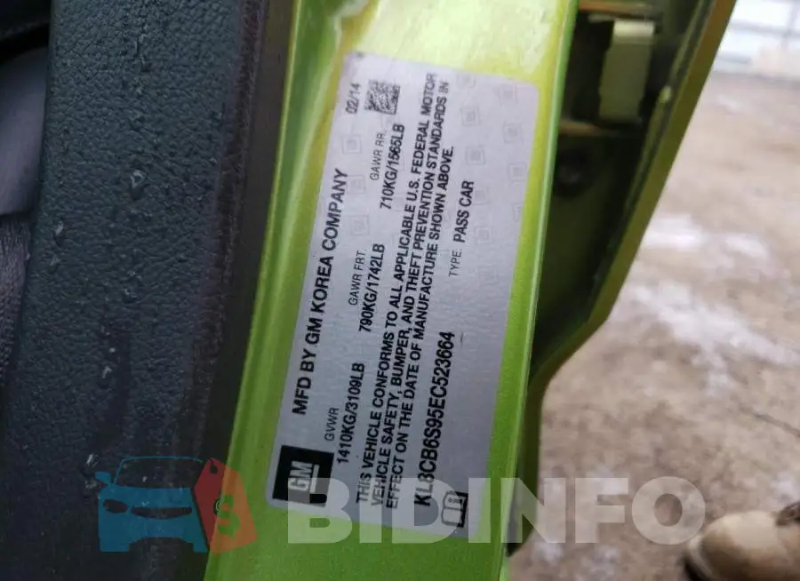 KL8CB6S95EC523664 Photo# 12