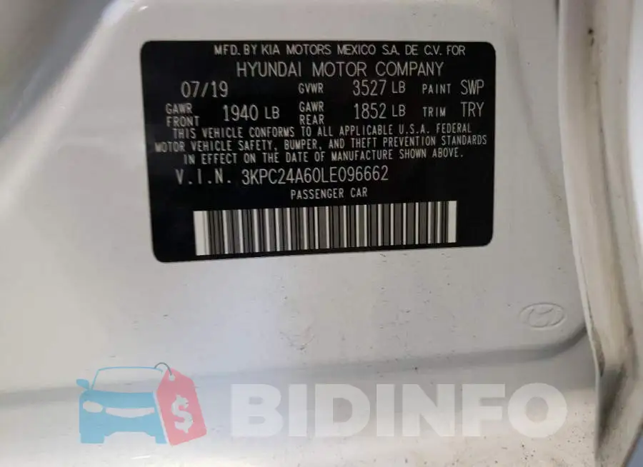 3KPC24A60LE096662 Photo# 13