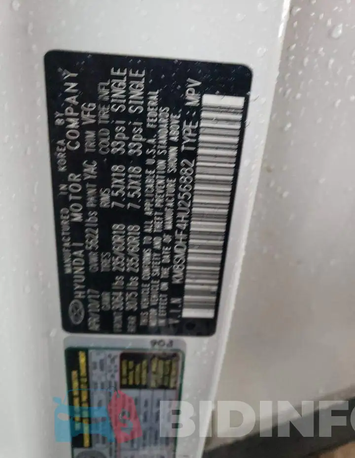 KM8SMDHF4HU256882 Photo# 13