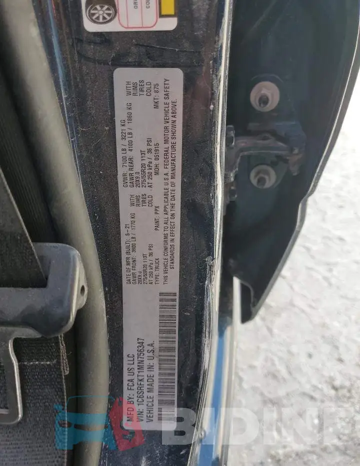 1C6SRFKT1MN756347 Photo# 12
