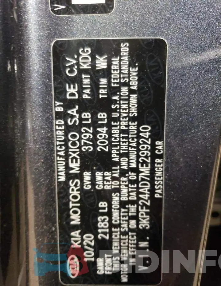 3KPF24AD7ME299240 Photo# 12