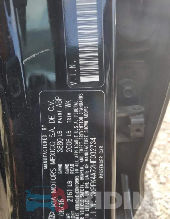 3KPFK4A72HE032734 Photo# 12