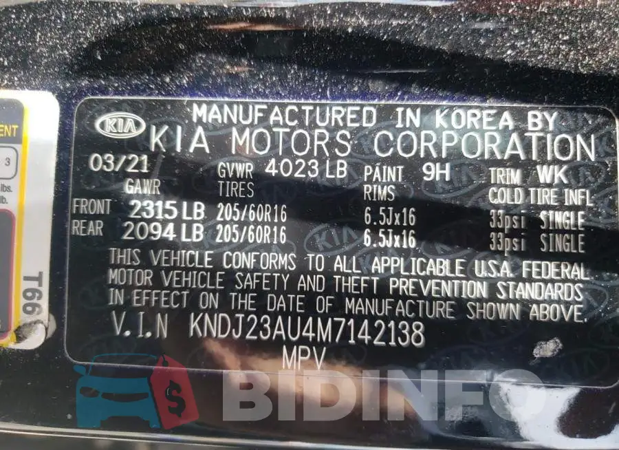KNDJ23AU4M7142138 Photo# 13