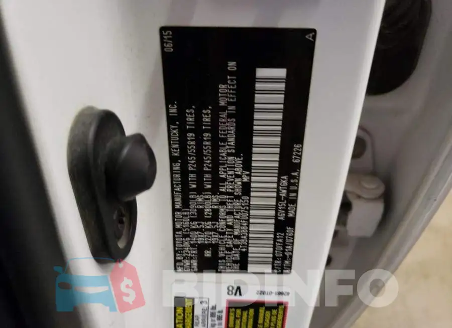 4T3BA3BB4FU075150 Photo# 12