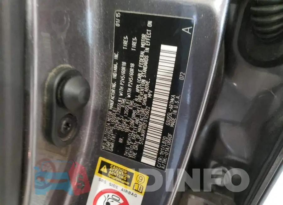 5TDJKRFH2FS125622 Photo# 13