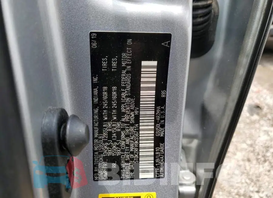 5TDKZRFH9KS567114 Photo# 14
