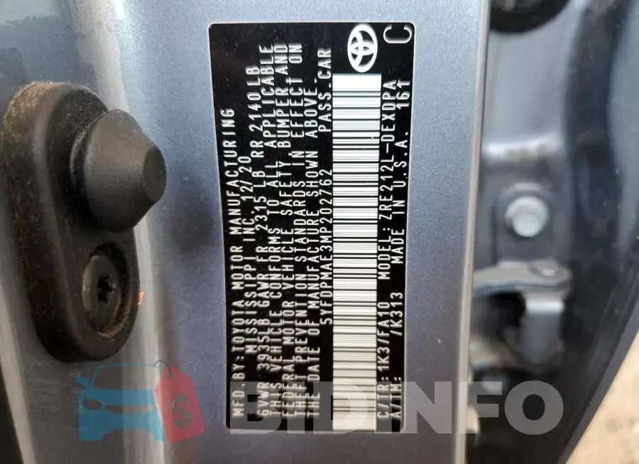5YFDPMAE3MP202762 Photo# 13