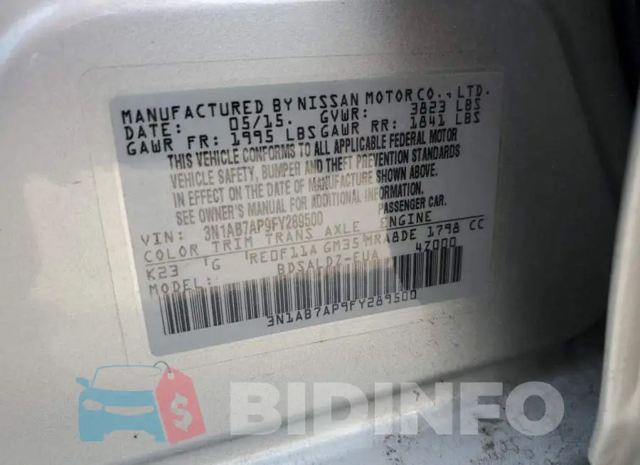 3N1AB7AP9FY289500 Photo# 12