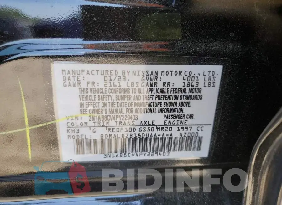 3N1AB8CV4PY229403 Photo# 13