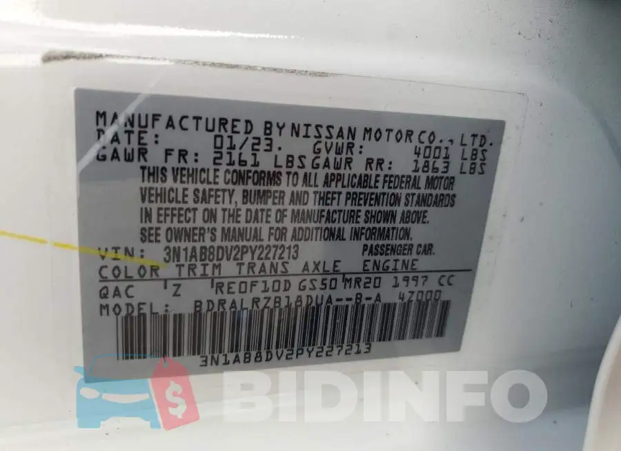 3N1AB8DV2PY227213 Photo# 13